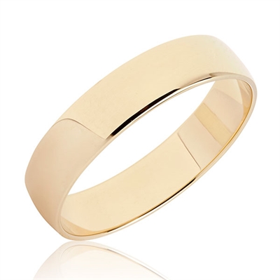 BARTOLI Classic vielsesring i 14 kt. Guld - 5 mm