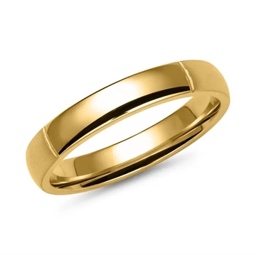 Vielsesring i Guld - bredde 4 mm