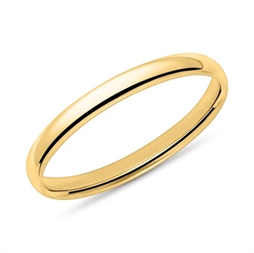Vielsesring Guld - 3 mm bred