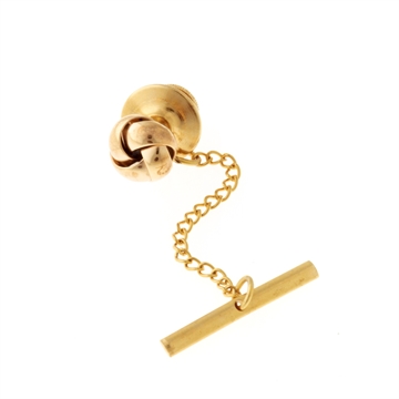 Tie Tack med Knude i 14 kt. Guld