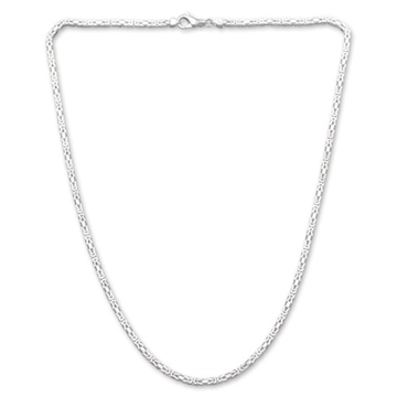 Kongehalskæde i Sølv 3,5 mm