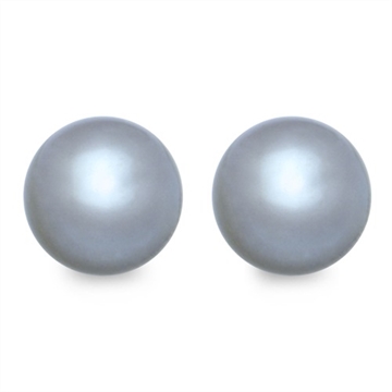 Ørestikker i Sølv med lyseblå Perler
