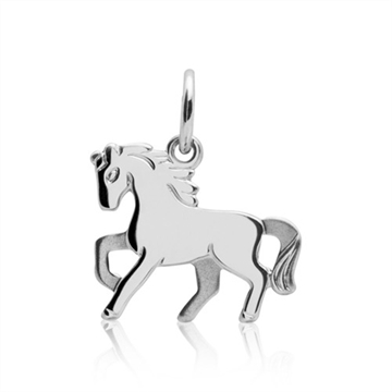 Vedhæng i Sølv med hest