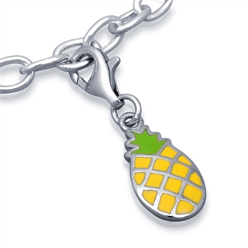 Charms i Sølv med Ananas