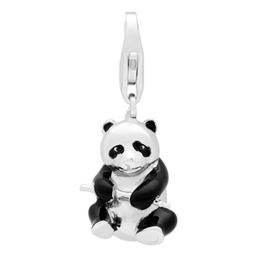 Charm i Sølv med Panda