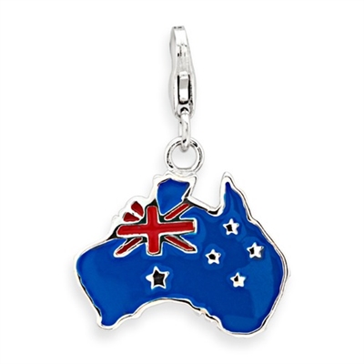 Charms i Sølv med Australien