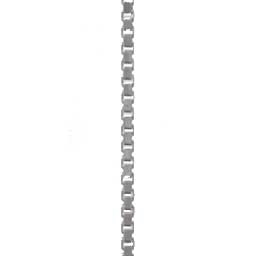 Venezia halskæde i 14 kt. Hvidguld - 0,9 mm fra 38 cm