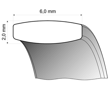 Vielsesringe i Guld - 6 mm