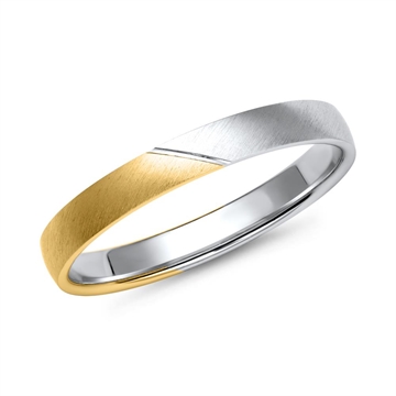 Vielsesring i Guld og Hvidguld 3 mm