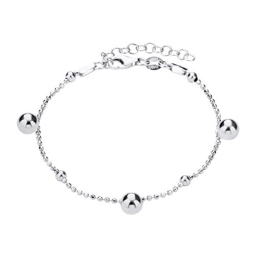 Armbånd i Sølv med Kugler