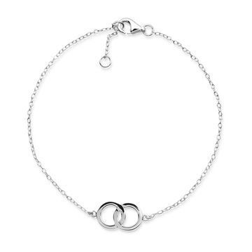 Infinity armbånd i Sølv - 16,5 og 18,5 cm