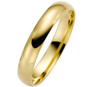 Vielsesring i Guld - 4 mm