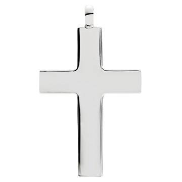 Kors i Sølv - 27 x 39 mm