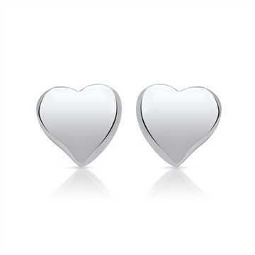 Ørestikker i Sølv med hjerter