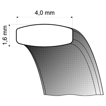 Vielsesringe i Hvidguld med Brillanter 0,01 ct - 4 mm
