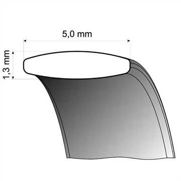 Vielsesringe i Rosaguld og Hvidguld - 5 mm