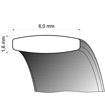 RAUSCHMAYER vielsesringe Rødguld og Hvidguld - 6 mm