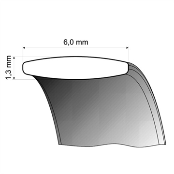 Vielsesringe i Palladium - 6 mm