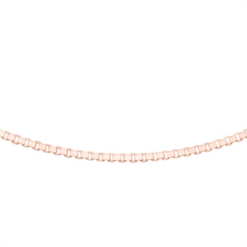 Venezia halskæde i rosaforgyldt Sølv  - 1,2 mm