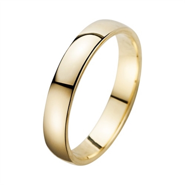 Vielsesring i 8 kt. Guld - 4 mm