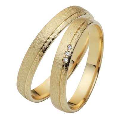 BARTOLI First vielsesringe i Guld - 3,5 mm