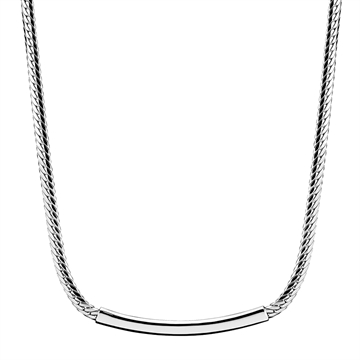 Collier i oxyderet Sølv