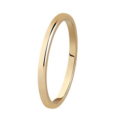 BARTOLI Colibri vielsesring i Guld - 1,5 mm