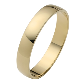 BARTOLI First vielsesring i Guld - 4 mm
