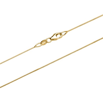 Panser halskæde i 9 kt. Guld - 0,6 mm