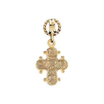 Vedhæng i 14 kt. Guld med Dagmarkors 14 x 12 mm