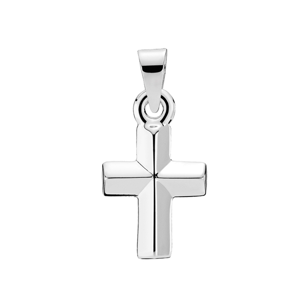 Kors i Sølv - 15 x 19 mm