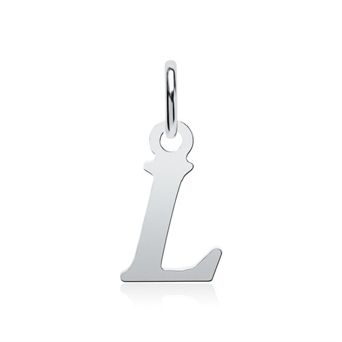 Vedhæng i Sølv med bogstavet L