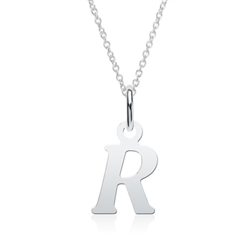 Vedhæng i Sølv med bogstavet R