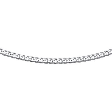 Panser halskæde i Sølv - 3 mm 