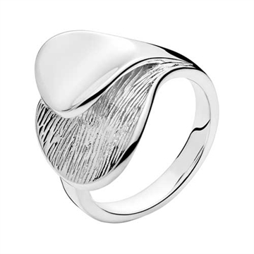 Rustik Ring i Sølv