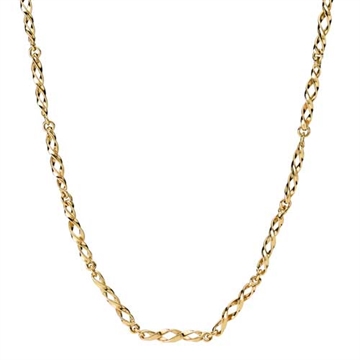 Snoet Collier i 8 kt. Guld - 45 og 48 cm