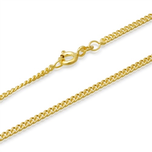 Panser halskæde i 8 kt. Guld - 2,1 mm fra 45 cm