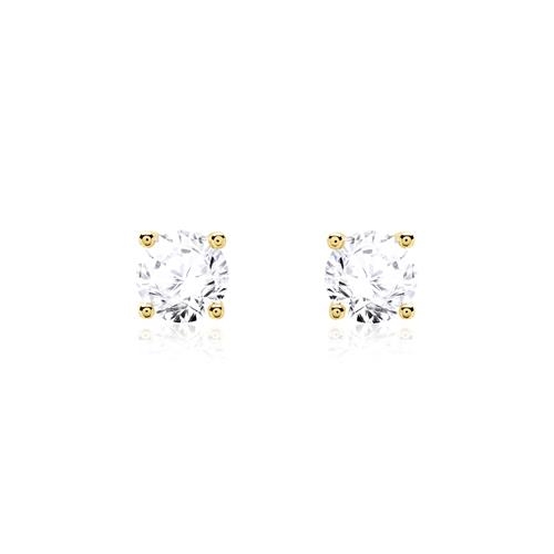 Diamantørestikker i 14 kt. Guld med Diamanter - 0,30 ct.