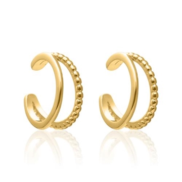 Ear Cuffs i forgyldt Sølv