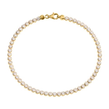 Armbånd i 14 kt. Guld med Zirkoniasten