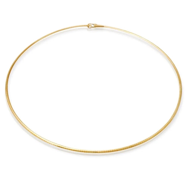 Omega halskæde i 8 kt. Guld - 1,9 mm og 45 cm