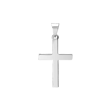 Stav Kors i Sølv - 20 x 13 mm