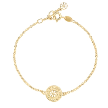 Lund Marguerit armbånd i forgyldt Sølv - Bedste Venner