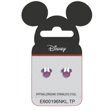 Disney Minnie Mouse Ørestikker i Stål med Sløjfer