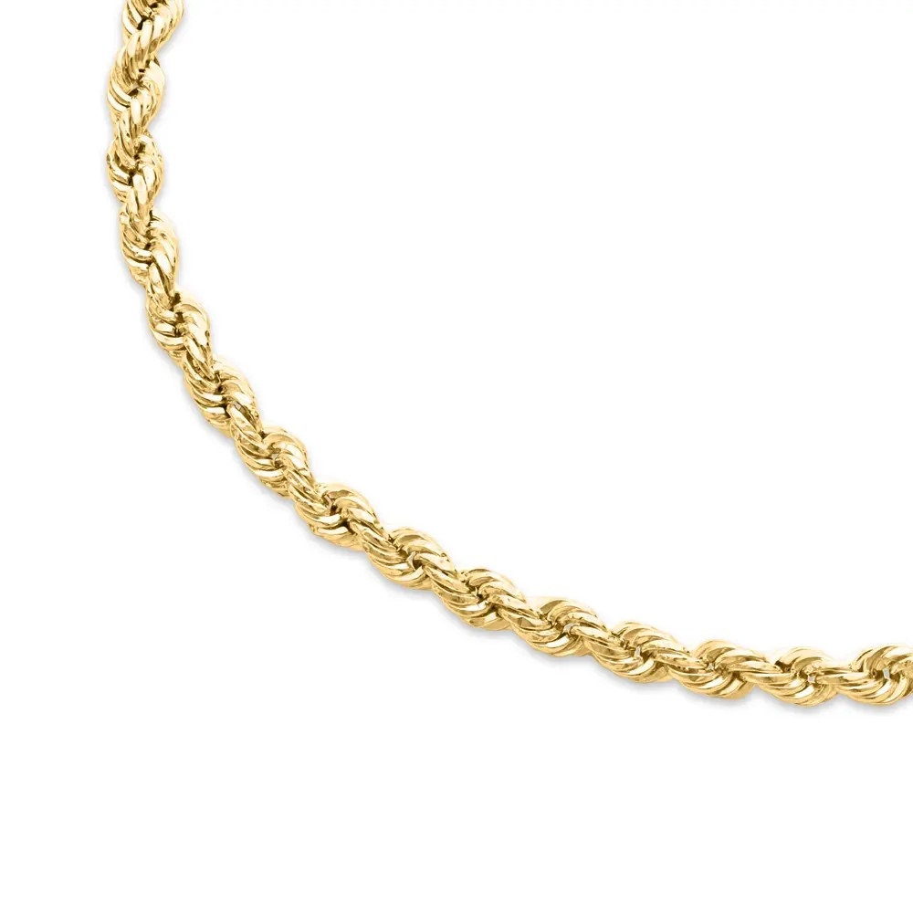 Cordel Armbånd i Guld - Bredde 2,7 mm - længde 19 cm