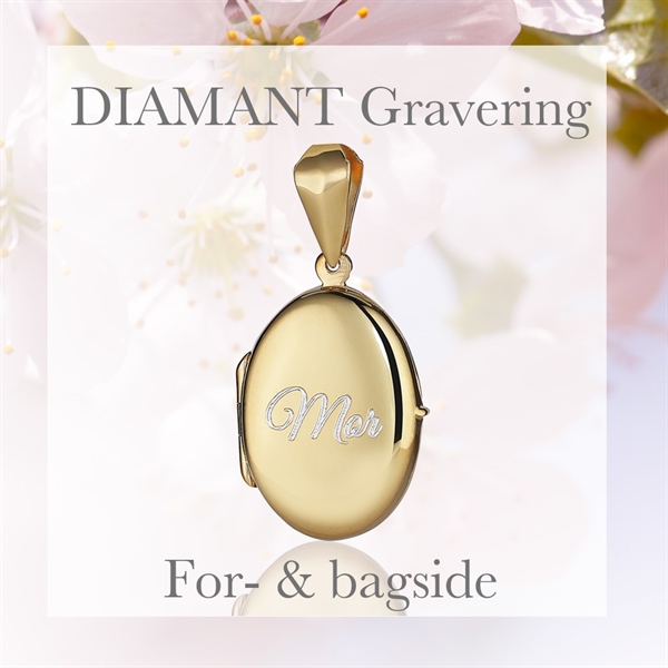 Diamantgravering for og bagside