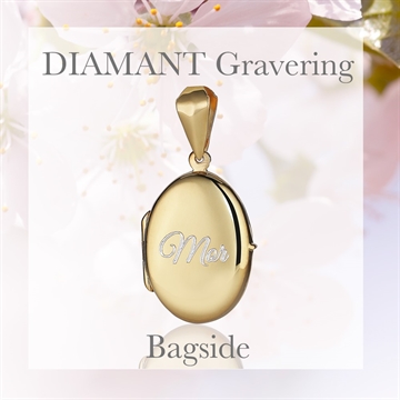 Diamantgravering bagside