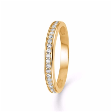 Elegant alliancering i 8 kt. Guld - Guld & Sølv Design