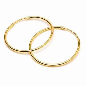 Creol i forgyldt Sølv -25 mm