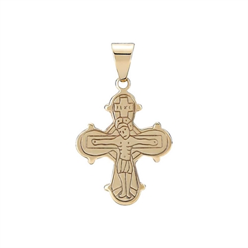 Dagmarkors i 14 kt. guld fra LUND Copenhagen, 15x12 mm 